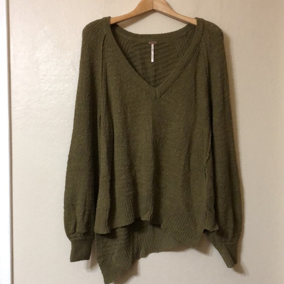Free People Moss West Coast V-neck Sweater - Picture 6 of 11